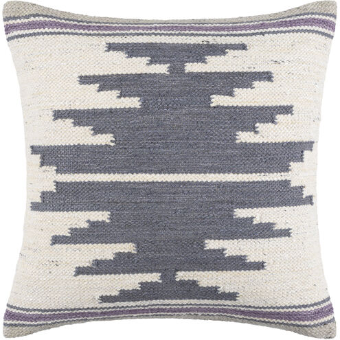 Alamosa 22 inch Charcoal Pillow Kit in 22 x 22, Square