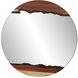 Laguna 37 X 37 inch Natural Wood Mirror