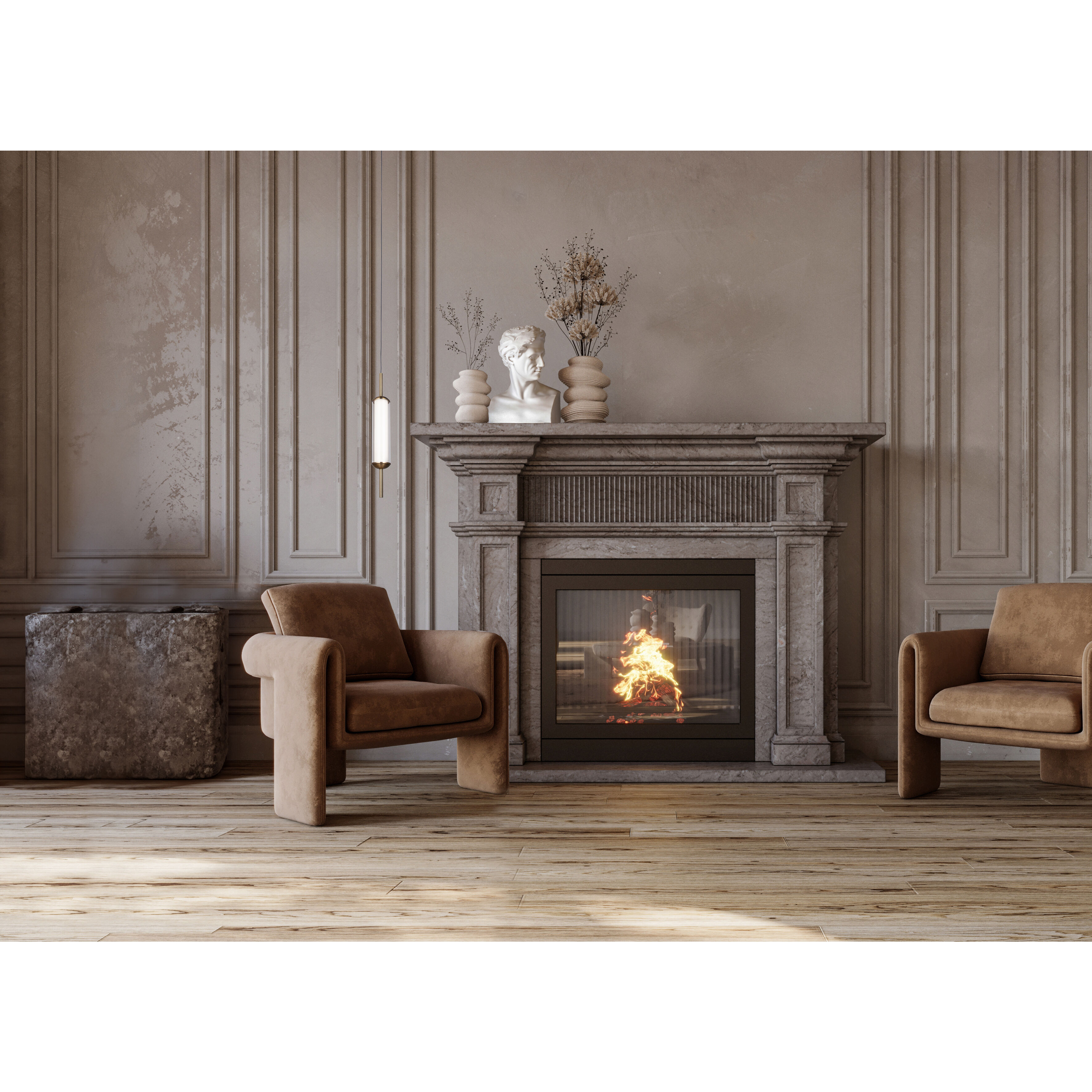 Lavene LED 5.13 inch Gold Pendant Ceiling Light