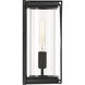 Rockhill 1 Light 15.75 inch Dark Matte Black Outdoor Sconce