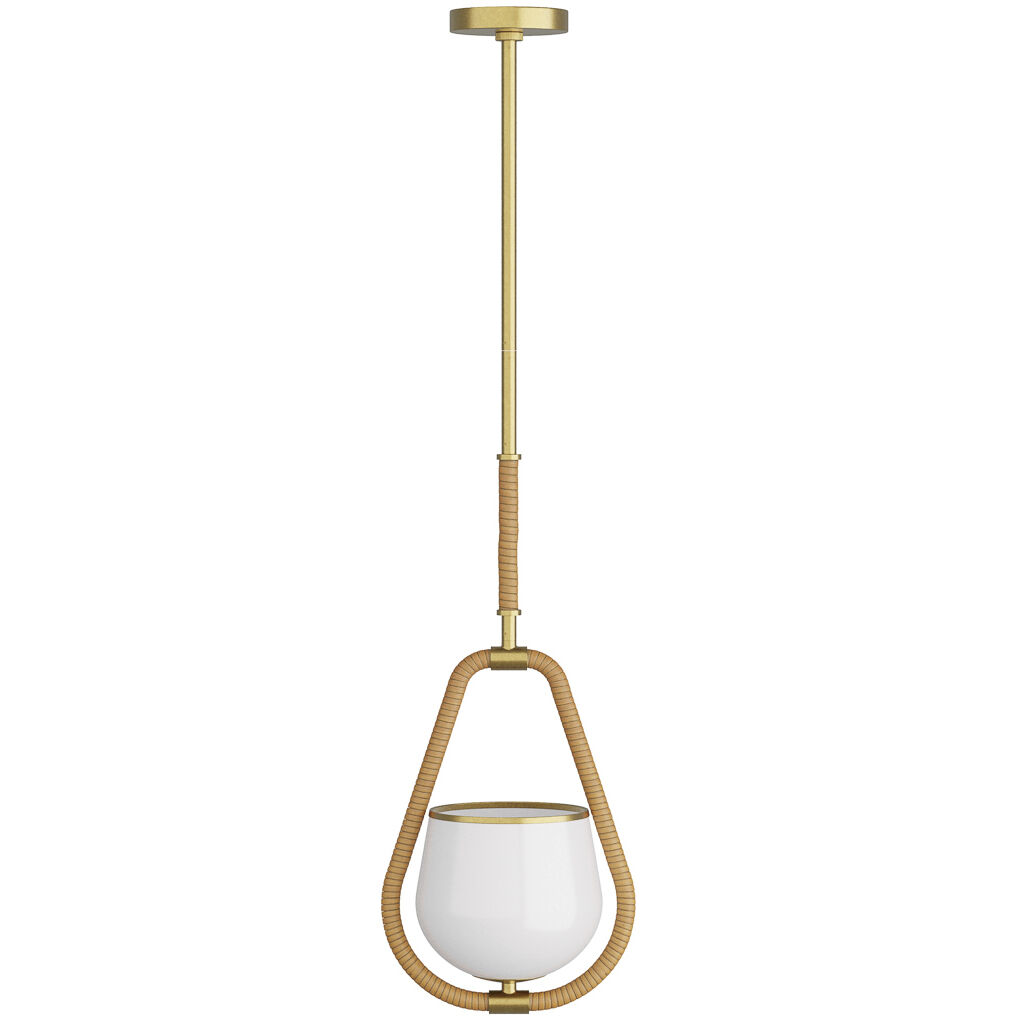 Arlie 1 Light 11 inch Antique Brass Pendant Ceiling Light