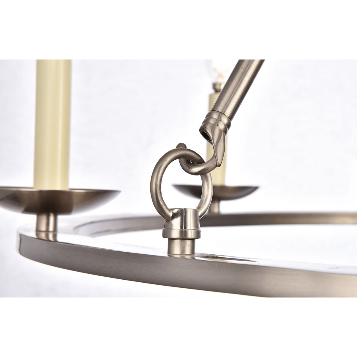 Maine 6 Light 32.4 inch Burnished Nickel Chandelier Ceiling Light