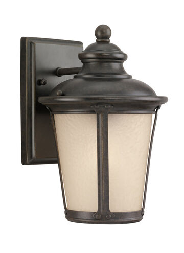 Cape May 1 Light 10.5 inch Burled Iron Outdoor Wall Lantern, Small