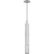 Mick De Giulio Sottile LED 3 inch Polished Stainless Steel Line-Voltage Pendant Ceiling Light