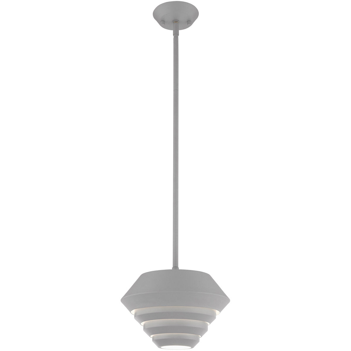 Amsterdam 1 Light 10 inch Nordic Gray Mini Pendant Ceiling Light