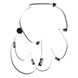 Fremont LED 2.5 inch Ivory and Black Belt Chandelier Ceiling Light