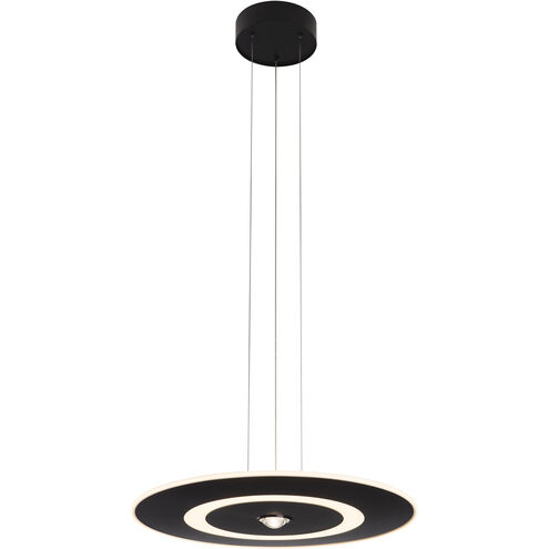 Nebula LED 21.5 inch Black Pendant Ceiling Light