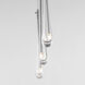 Stillo LED 10 inch Satin Nickel Multi-Light Pendant Ceiling Light