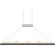 Himalayas LED 62 inch Black Island/Pool Table Light Ceiling Light
