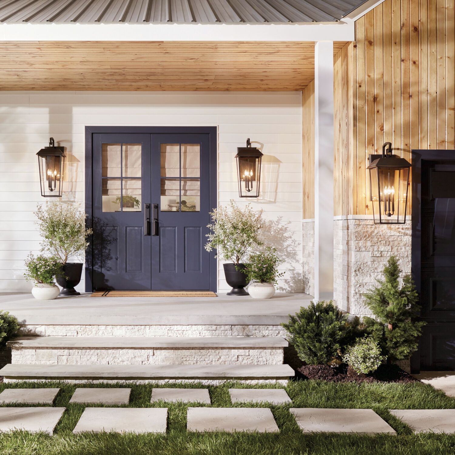 Farmhouse front door lights online