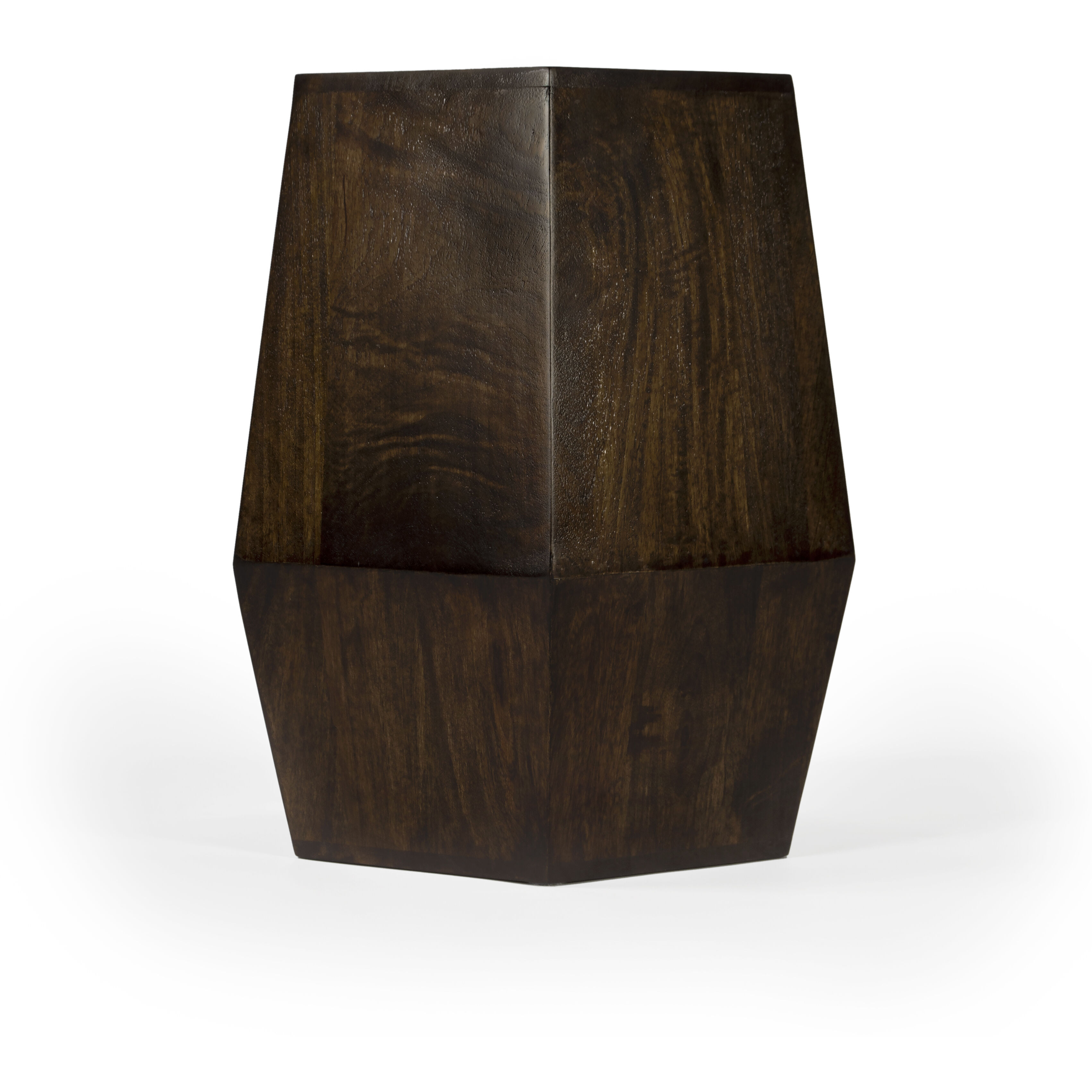 Gulchatai Wood & Gold Finish End or Side Table