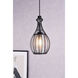 Miya 1 Light 7 inch Black Pendant Ceiling Light