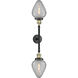 Franklin Restoration Geneseo LED 17 inch Black Antique Brass Bath Vanity Light Wall Light, Franklin Restoration