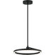 The Trundle LED 16 inch Matte Black Pendant Ceiling Light