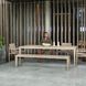 Kirkham 92 X 29.75 inch Cerused Wheat Outdoor Dining Table