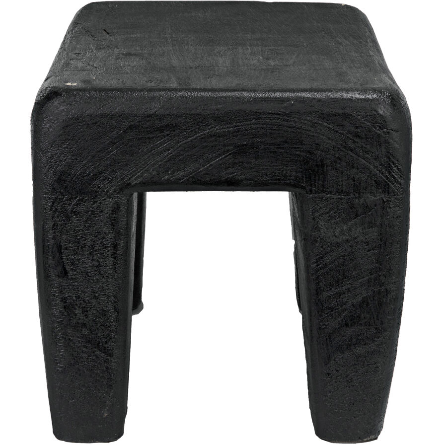 Sumo 12 inch Burnt Black Stool