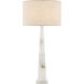 Alabastro 34.75 inch 150 watt Alabaster/Polished Nickel Table Lamp Portable Light