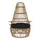 Clementine Clear Coat Flat Occasional Chair