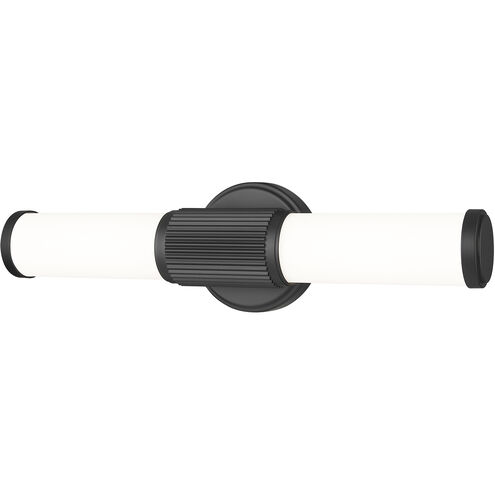 Solange LED 18.5 inch Matte Black Bath Vanity Wall Light