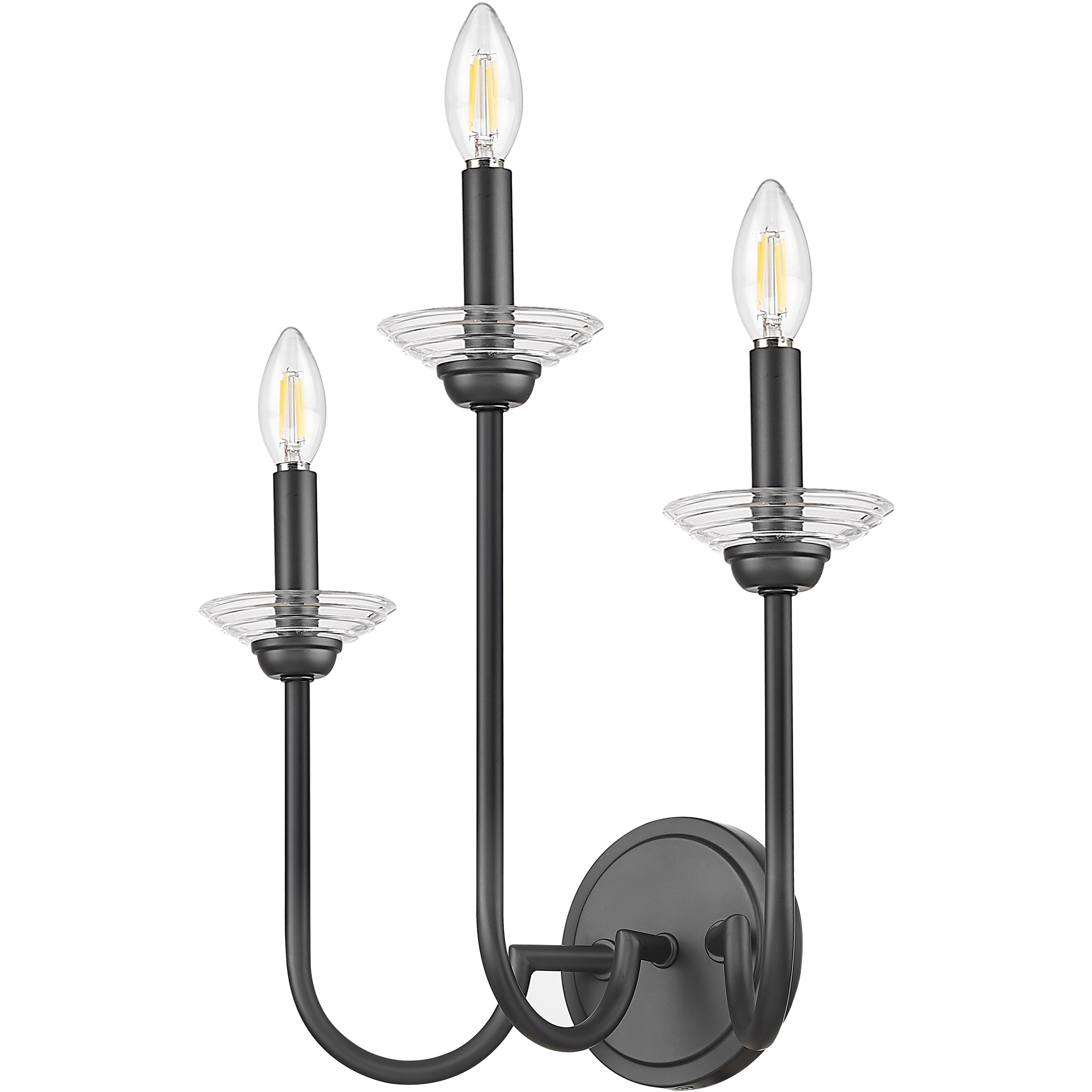 Allistair Wall Sconce Wall Light in Matte Black