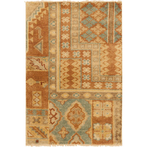 Ainsley 132 X 96 inch Tan, Burnt Orange, Teal, Camel, Mustard Rug