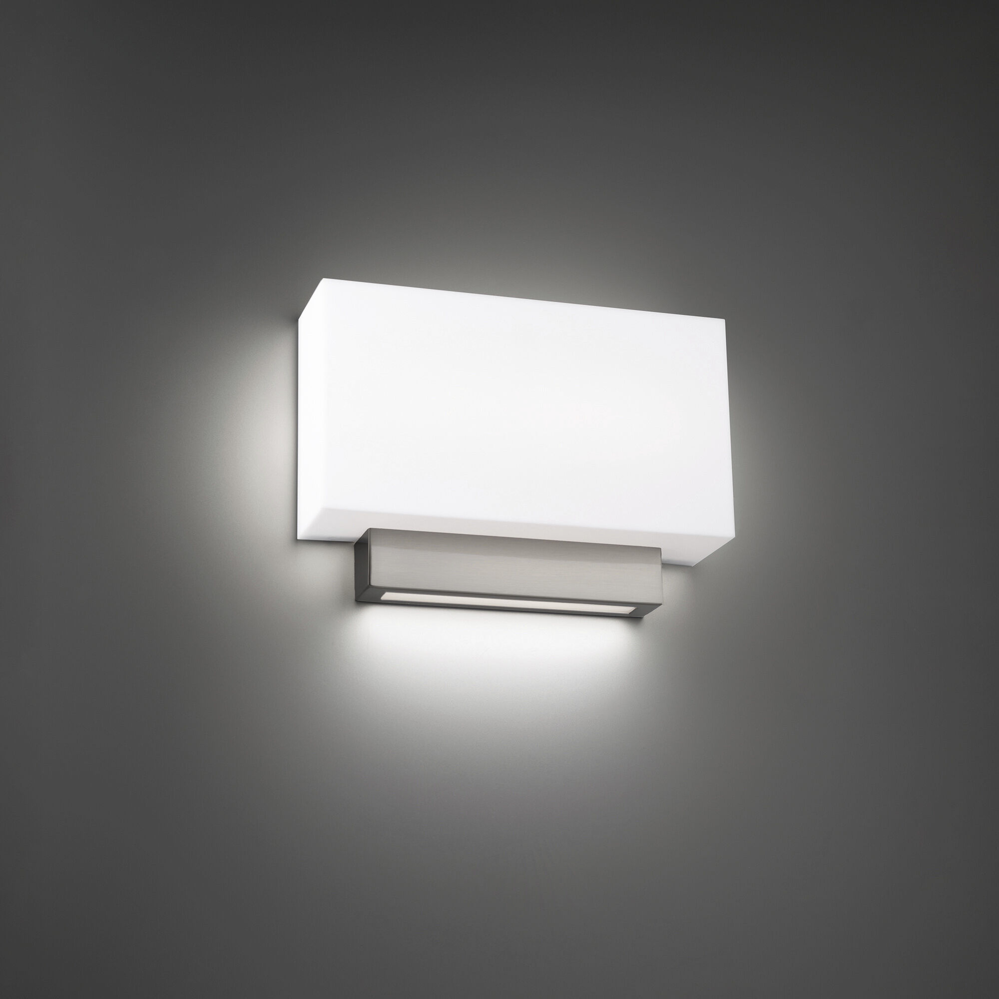 Maven Wall Sconce Wall Light in Brushed Nickel, dweLED