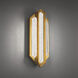 Beyond Ariana LED 3.75 inch Aged Brass ADA Wall Sconce Wall Light