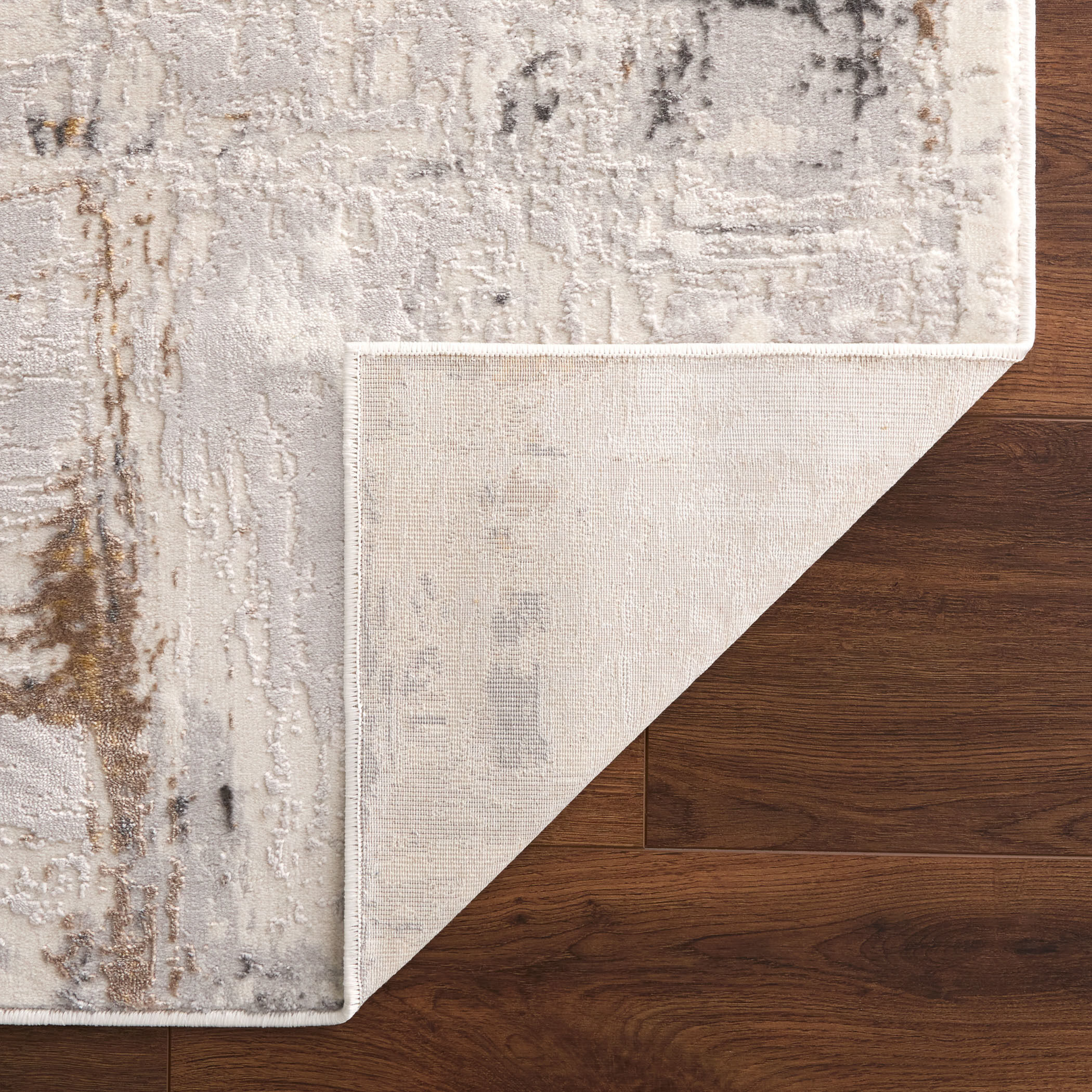 Veleka Gray and Beige Indoor Rug