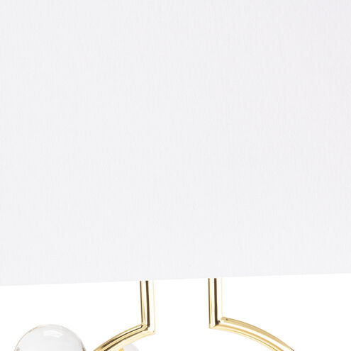 Bijou 27.75 inch 150.00 watt Clear Table Lamp Portable Light, Ring