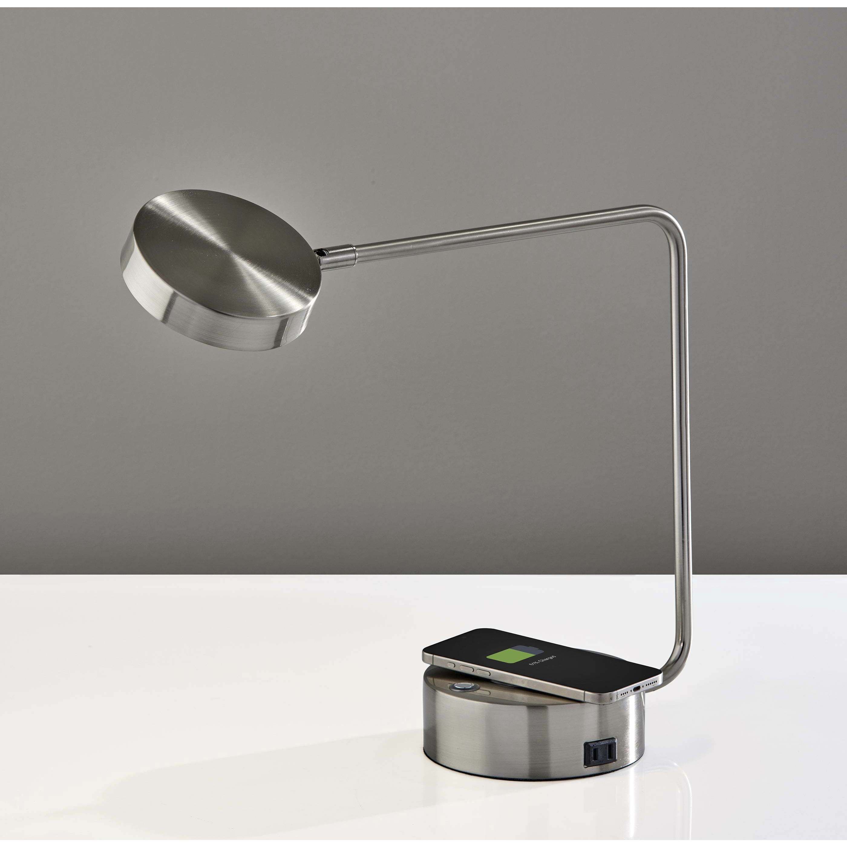 Viper 15 inch 9.00 watt Brushed Steel Supercharger Desk Lamp Portable Light