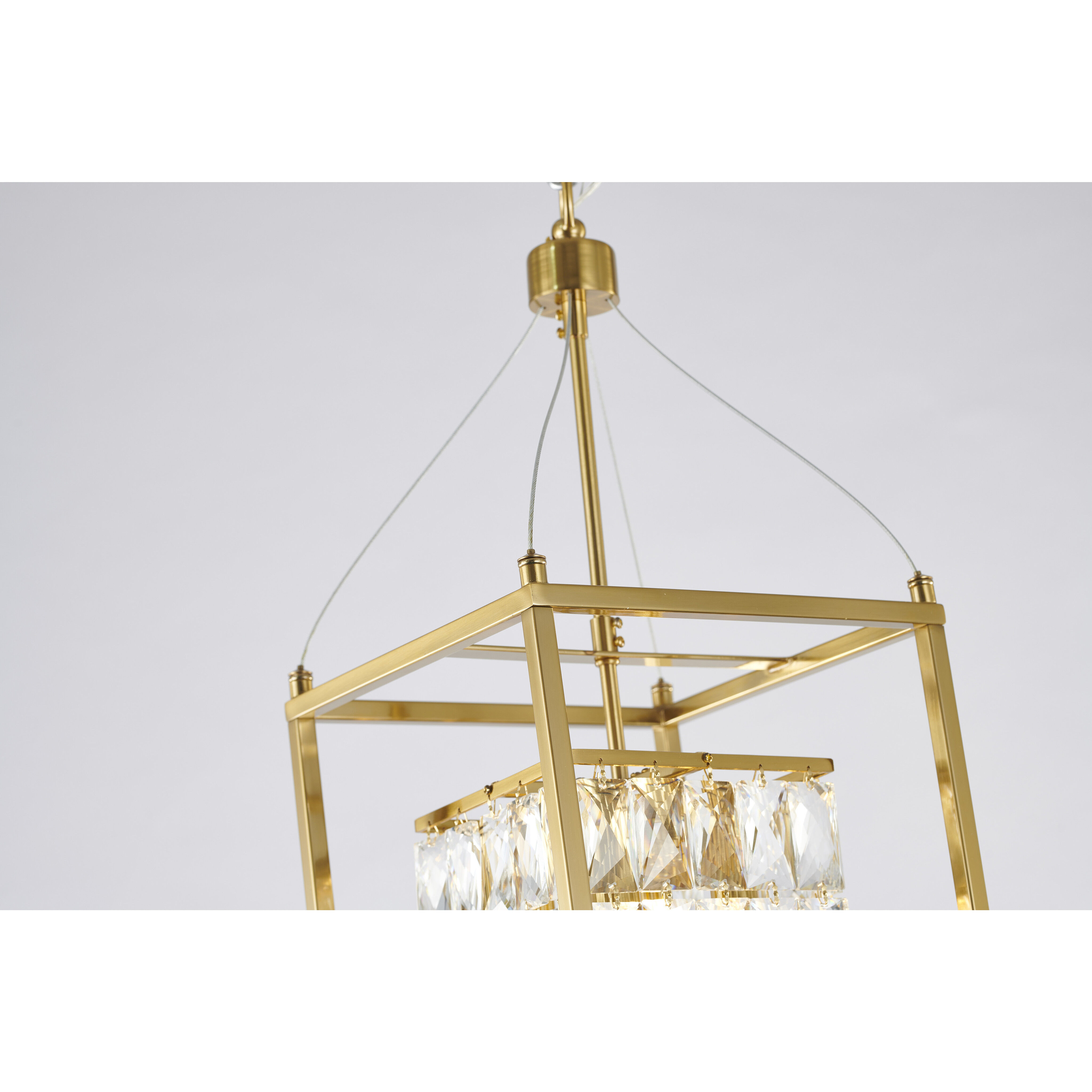 Canada 4 Light 10 inch Antique Brass Chandelier Ceiling Light
