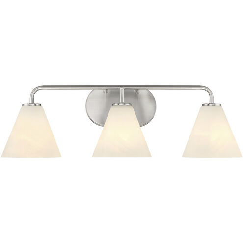 Blair 3 Light 25.5 inch Satin Nickel Bath Wall Light