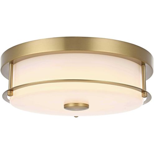 Kolson 1 Light 12 inch Satin Gold Flush Mount Ceiling Light