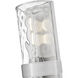 Meridian 2 Light 6 inch Brushed Nickel Wall Sconce Wall Light
