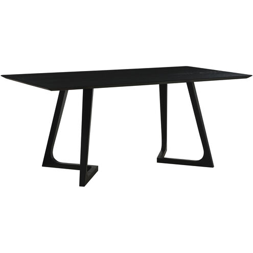 Godenza 71 X 36 inch Black Dining Table