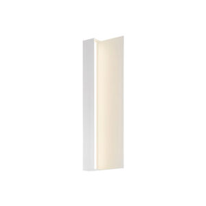 Radiance LED 20 inch Textured White Indoor-Outdoor Sconce, Inside-Out