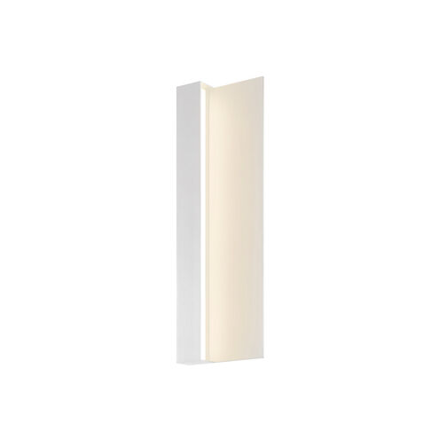 Radiance LED 20 inch Textured White Indoor-Outdoor Sconce, Inside-Out