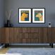 Animals Collection Modern Flat Black Framed Art