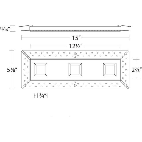 Ocularc LED Black Recessed Trims