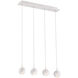 Patruno LED 6 inch Matte White Chandelier Ceiling Light