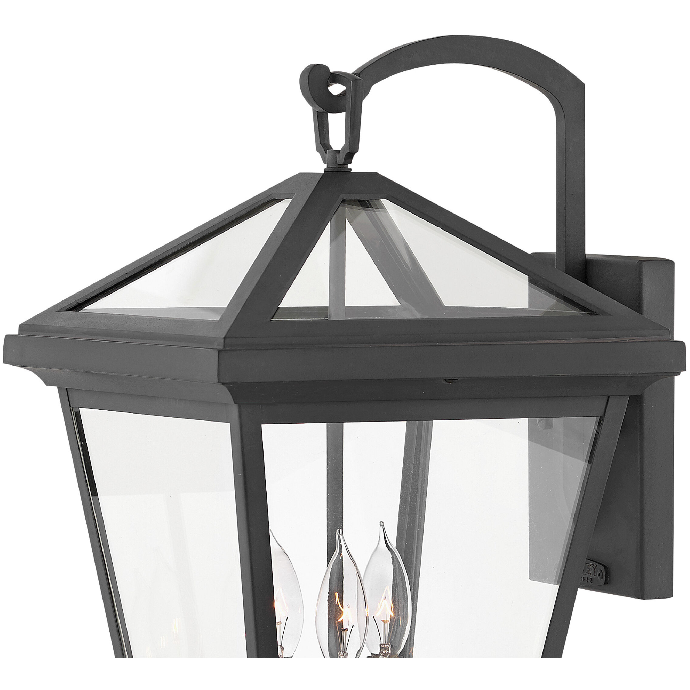 Estate Series Alford Place LED 21 inch Museum Black Outdoor Wall Mount Lantern, Large
