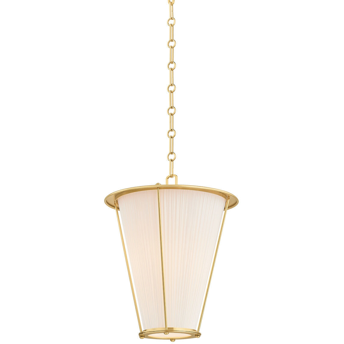 Ellsworth 1 Light 15 inch Aged Brass Lantern Ceiling Light