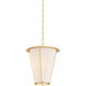 Ellsworth 1 Light 15 inch Aged Brass Lantern Ceiling Light