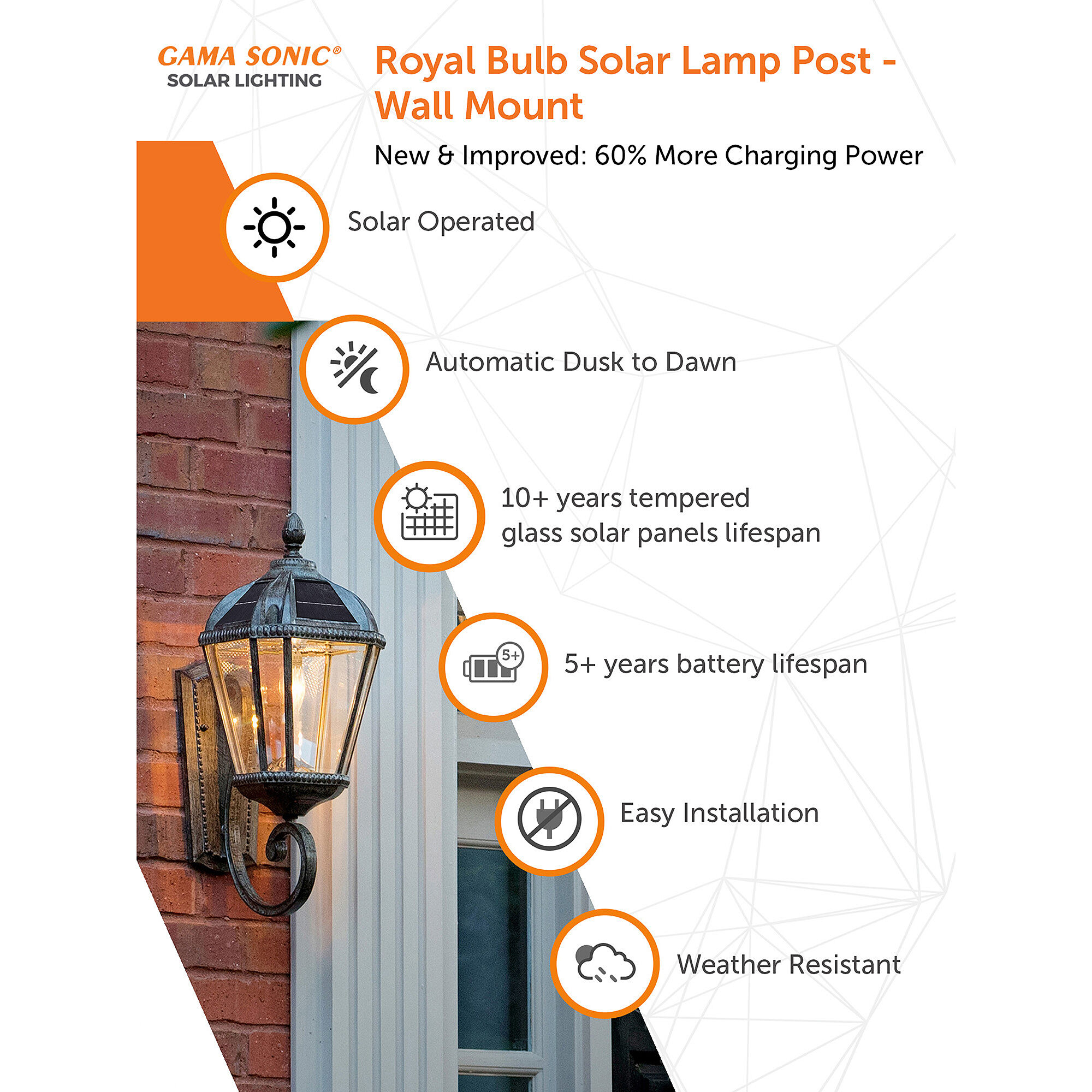 Royal LED 21 inch Weathered Bronze Outdoor Wall Sconce, Solar