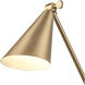Whitmire 17.75 inch 60 watt Brushed Gold Swingarm Sconce Wall Light