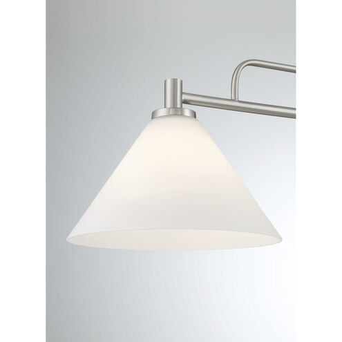 Transitional 2 Light 10 inch Brushed Nickel Chandelier Ceiling Light