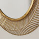 Mirror 34 X 34 inch Matte Brass Wall Mirror