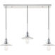 Waltz 3 Light 41 inch Chrome Pendant Ceiling Light