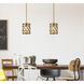 Levante 1 Light 10 inch Brass Pendant Ceiling Light