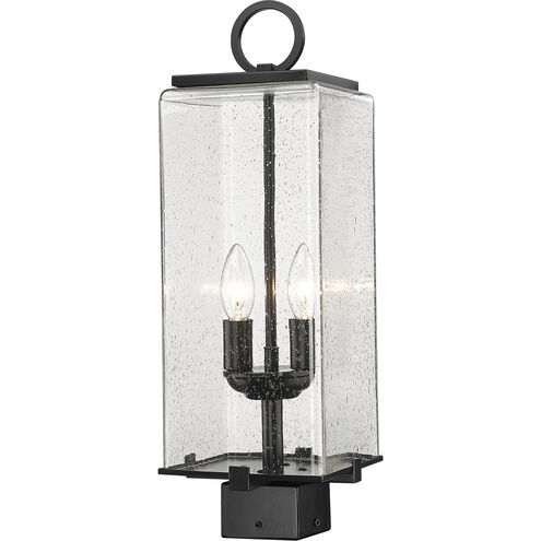 Sana 2 Light 20 inch Black Outdoor Post Mount Fixture